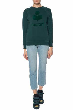 Sweatshirt with velvet logo, zdjęcie 2 Sweatshirt with velvet logo od Isabel Marant Etoile